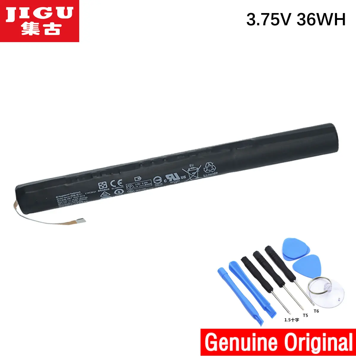 Оригинальный аккумулятор JIGU L14C3K31 для планшета Lenovo YOGA 2 L14d3k31 Аккумулятор AKKU 3 75 в 9600