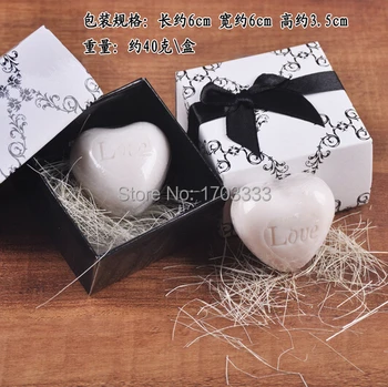 

100pcs/Lot Wedding Favors "Sweet Heart" Heart-Shaped Scented Soap Bridal Favors Beauty Soaps FREE SHIPPING