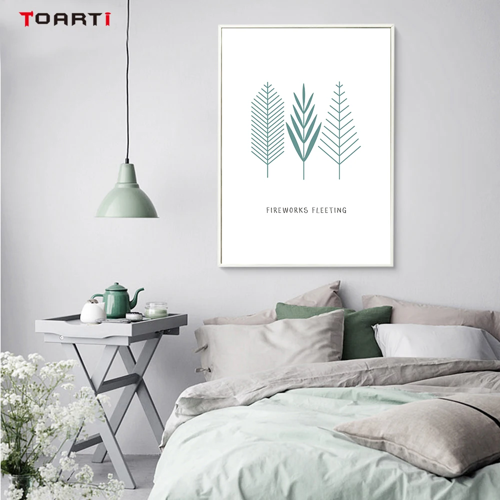Nordic Style Tree And Quotes Canvas Art Painting (2)