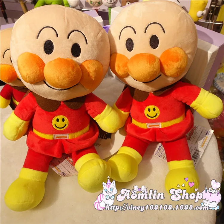 38CM/68CM Bread Superman Plush Soft Toys Anpanman Dolls
