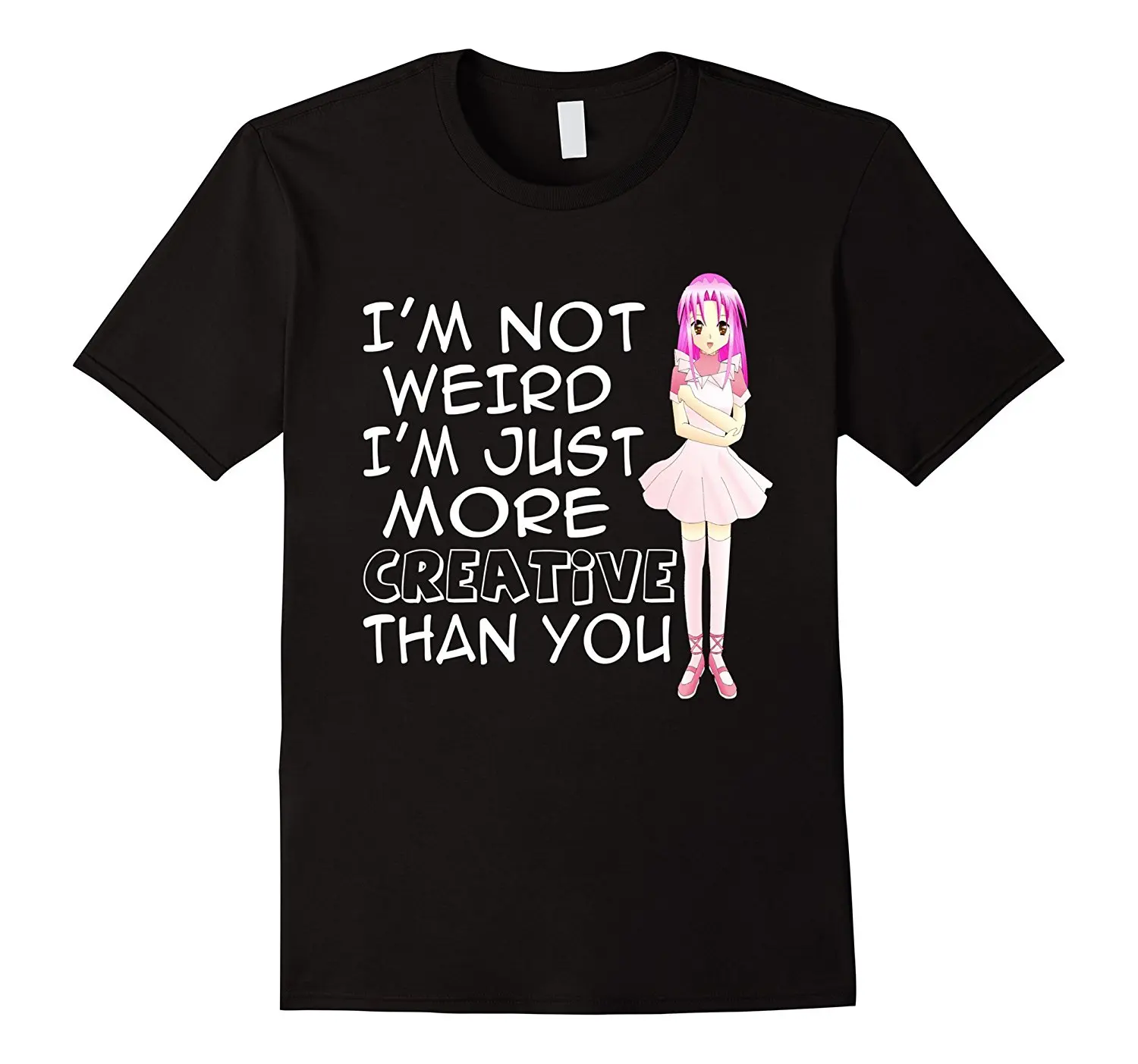 ANIME INSPIRATIONAL T-SHIRT Graphic Novels I'm Not Weird | Мужская одежда