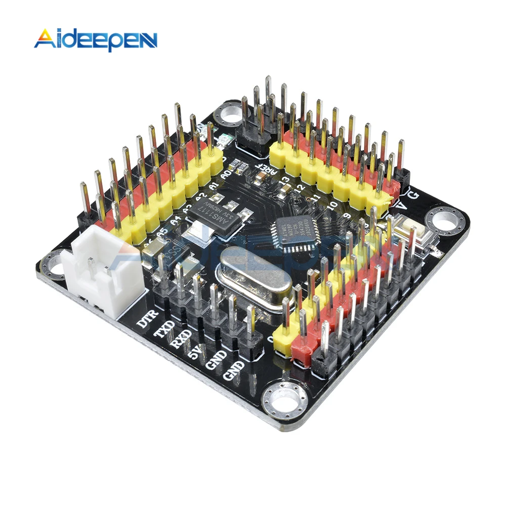 Atmega328 Pro Mini 3,3 V 5V Модуль платы для Arduino Mini 328 ATMEGA328P микроконтроллер CH340 Nano 3,0 сильная серия