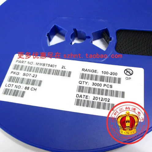 

MMBT5401 BT5401 2N5401 (2L patch printing) 93 yuan /3000 large current of good quality