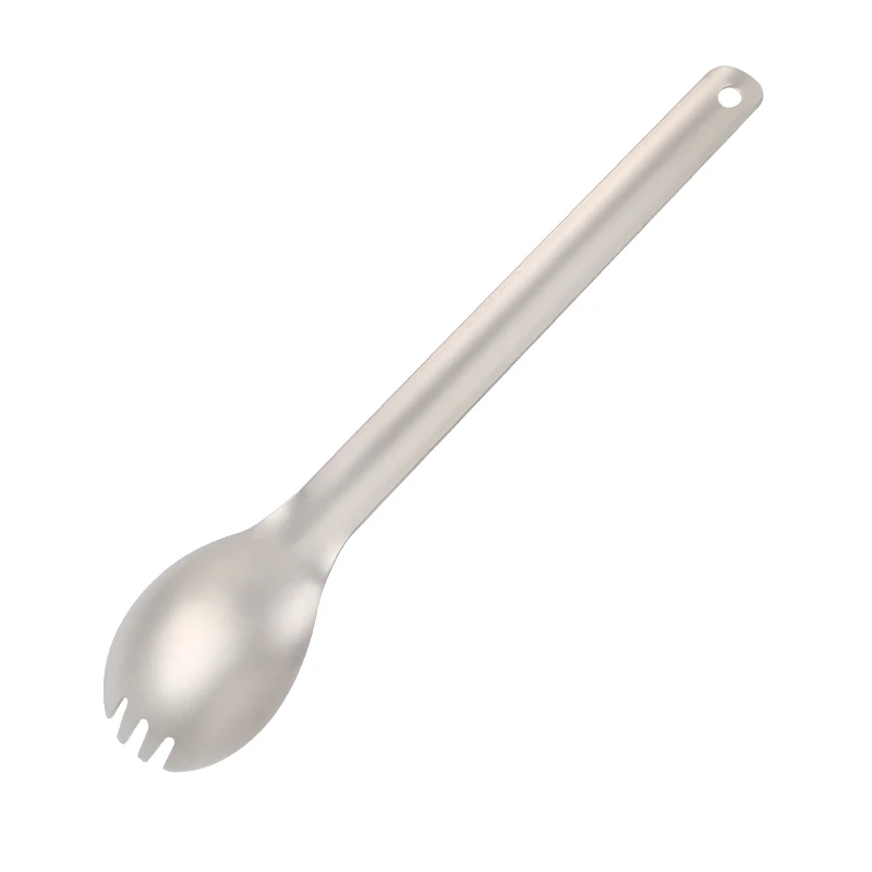 Keith Titanium long Spoon Fork 20g Outdoor And Camping 2 in 1 spork Cutlery Outdoor Tableware Mode