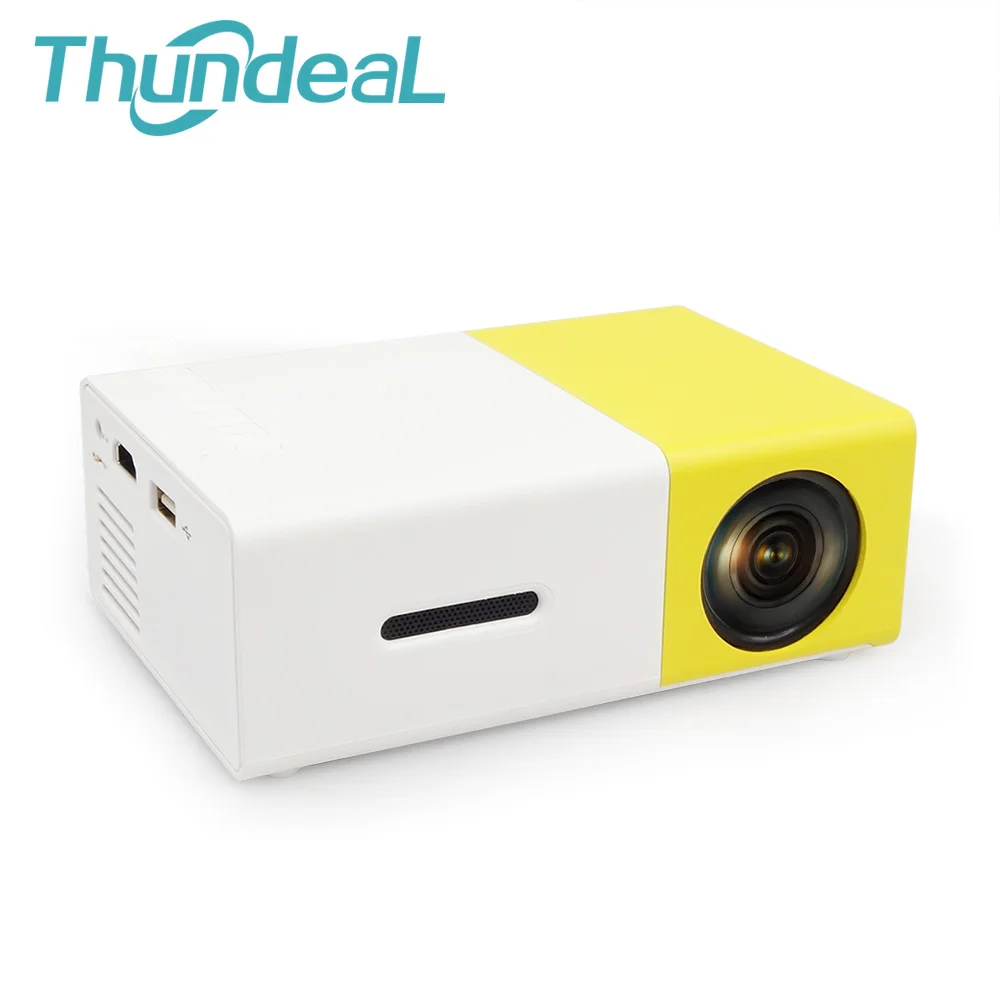 

YG300/YG310 Mini Portable LED Projector For Home Theater Game Beamer Proyector Player SD HDMI USB Built-in Speaker LCD Beamer