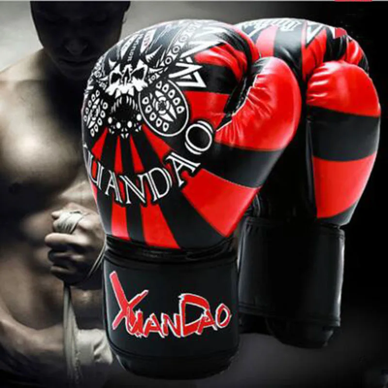 

Adults PU Gloves Boxing MMA Karate Muay Thai Kick Boxing Glove Taekwondo Protector Kyokushinkai Guantes Boxeo Men Women