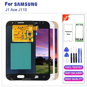 

Super Amoled LCD for Samsung Galaxy J1 Ace J110 J110H J110F J110M LCD Display Touch Screen Digitizer Assembly With Tools