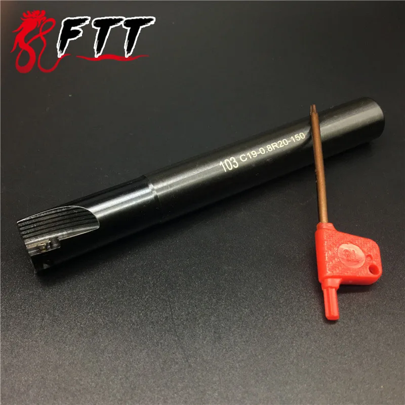 

103 C19 20 150 20mm 150Long Milling Cutter Holder Roughing Pocket Sloot Plung Shoulder Copy milling for apkt1003