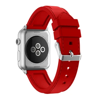 

Bemorcabo Replacement Band for Apple Watch Series 3/2/1, Strap Bands for iwatch 38mm 42mm, Silicone Sport Wristband Bracelet