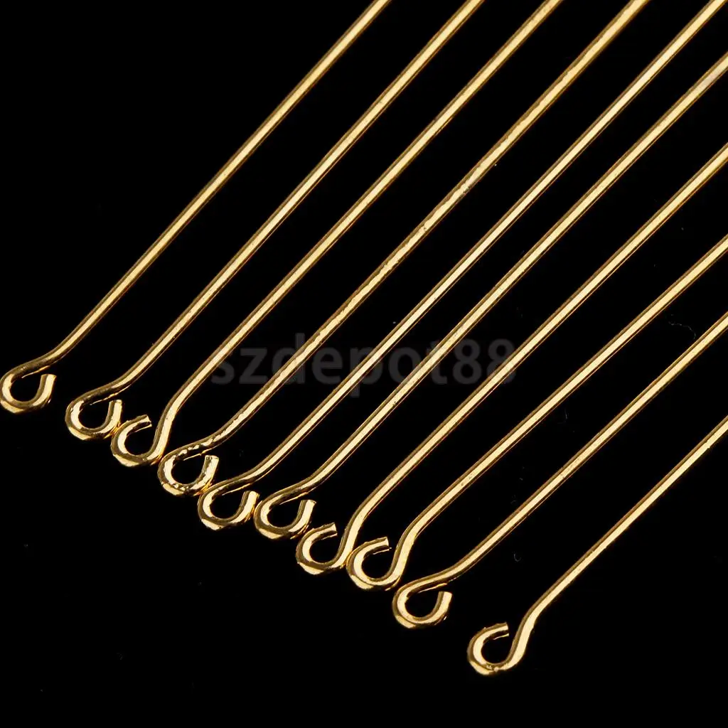 20 Piece Wholesale Handmade Copper Men Women's DIY Collar Lapel Hook Pad Blank Stick Pins Brooches Findings