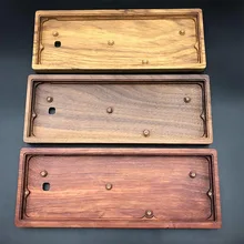 GH60 клавиатура деревянный ящик печатной платы позиционная пластина спутниковая ось и ореховое дерево подставка для запястья для полного Gh60 деревянный корпус