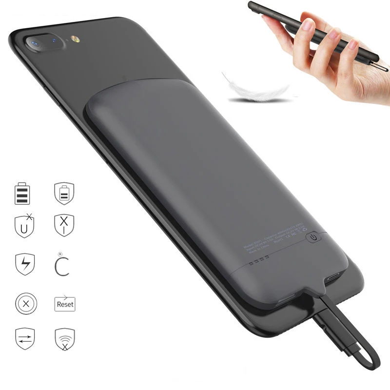 4000mAh Power Back Case For Samsung Galaxy A10 A20 A30 A40 A50 A60 A70 A80 A90 M10 M20 M30 S10 Universal Battery Charger Case