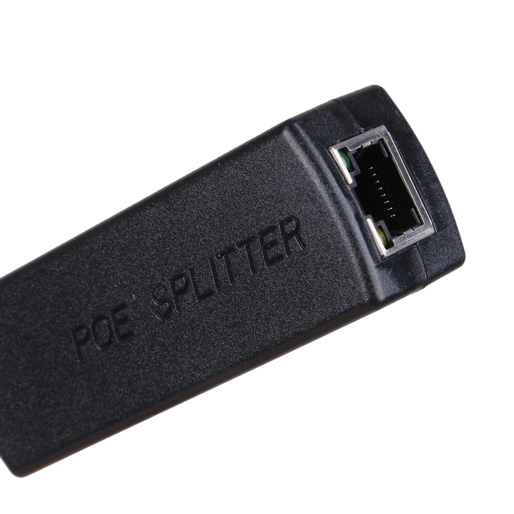 

48V separator PoE Splitter IEEE 802.3AF/TF network centralized power supply network monitoring transmitter GB Cables