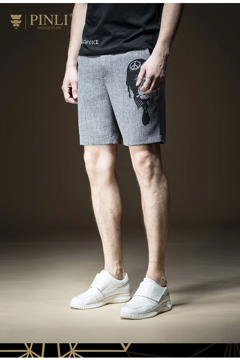 Новинка года; короткие мужские шорты Masculino Pinli; Новинка; Летняя мужская одежда для ремонта тела; повседневная одежда с пятью точками; B182317159