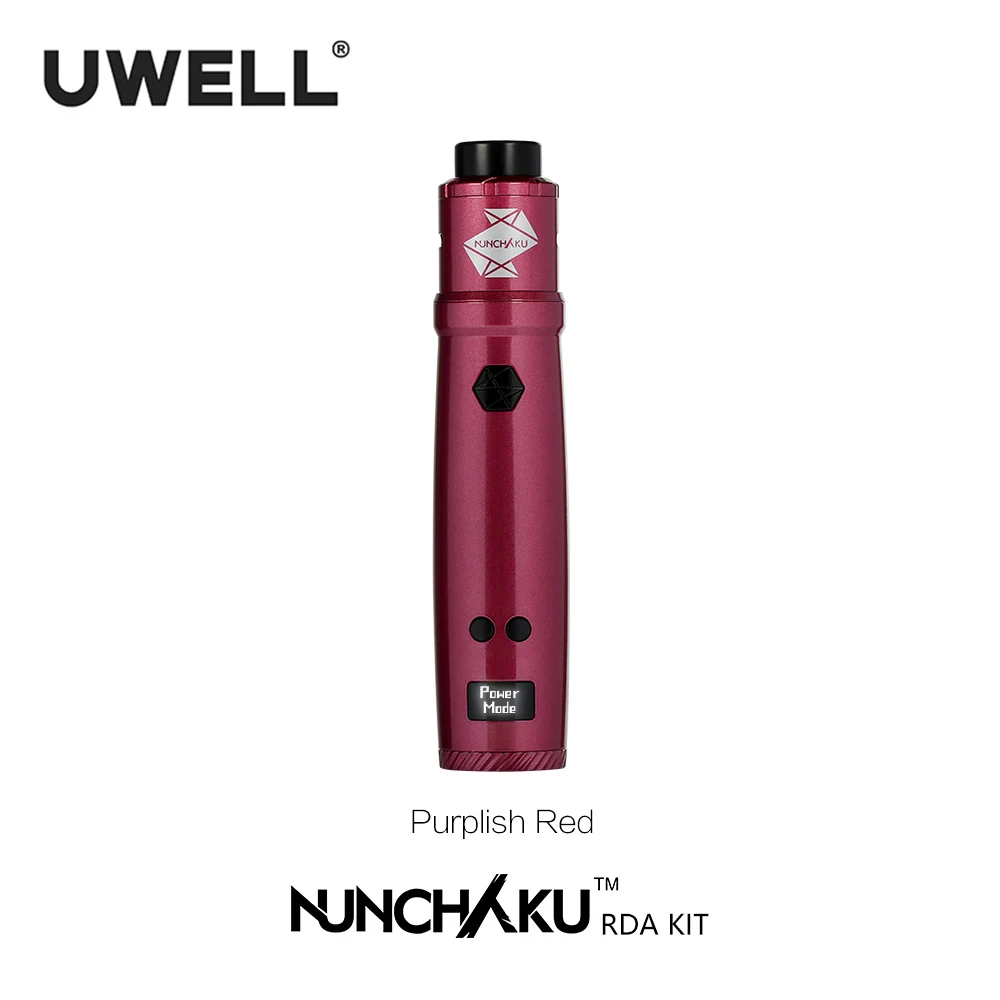 Uwell Nunchaku RDA Starter Kit 80W Powered by single 18650 battery(Without Battery) E-cigarette Vape Kit Uwell Nunchaku RDA Starter Kit 80W Powered by single 18650 battery(Without Battery) E-cigarette Vape Kit
