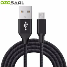 

USB Cable 5V 2.4A Nylon Braid Fast Charging Type C Micro USB Charger Cable for Samsung Huawei Xiaomi Cord for iPhone iPad Cable