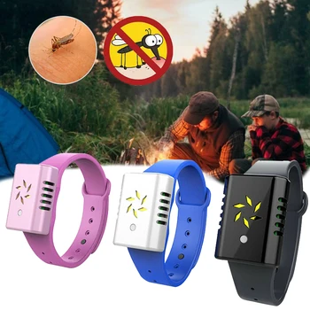

Pokich Mosquito Repellent Bracelet Bug For Adults Kids Summer Camping Essential Oil Protection Pest Control Wristband