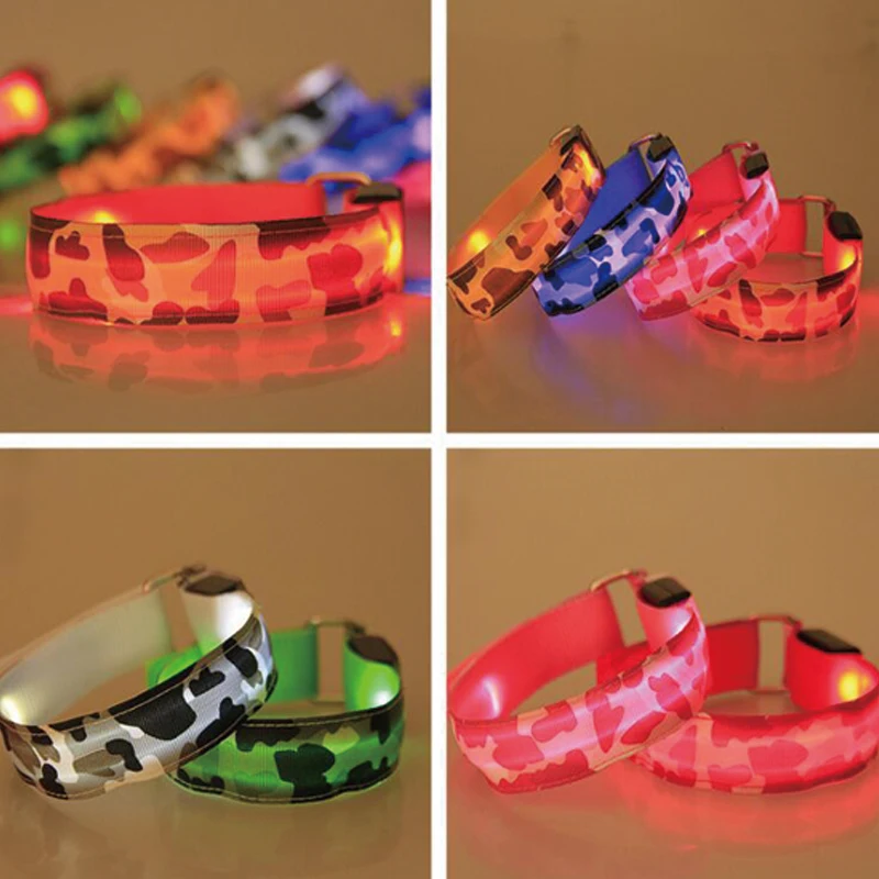 glow party supplies LED Flashing Wrist Band Bracelet Arm Band Belt