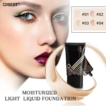 

QIBEST Liquid Foundation Makeup Face Base Long Lasting Concealer Primer Cream Make Up Cosmetics Concealer Women Makeup