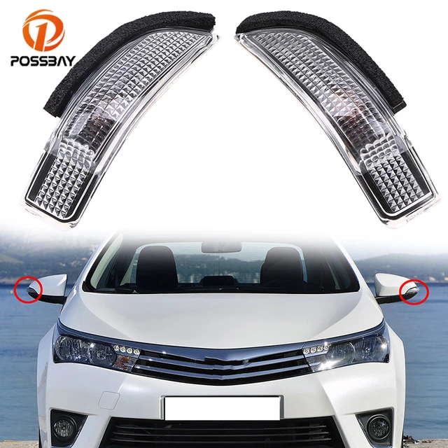 Possbay Car Rearview Mirror Turn Signal Light Led Side Indicator Possbay Car Rearview Mirror Turn Signal Light Led Side Indicator Lights Amber Bulbs For Toyota Avalon