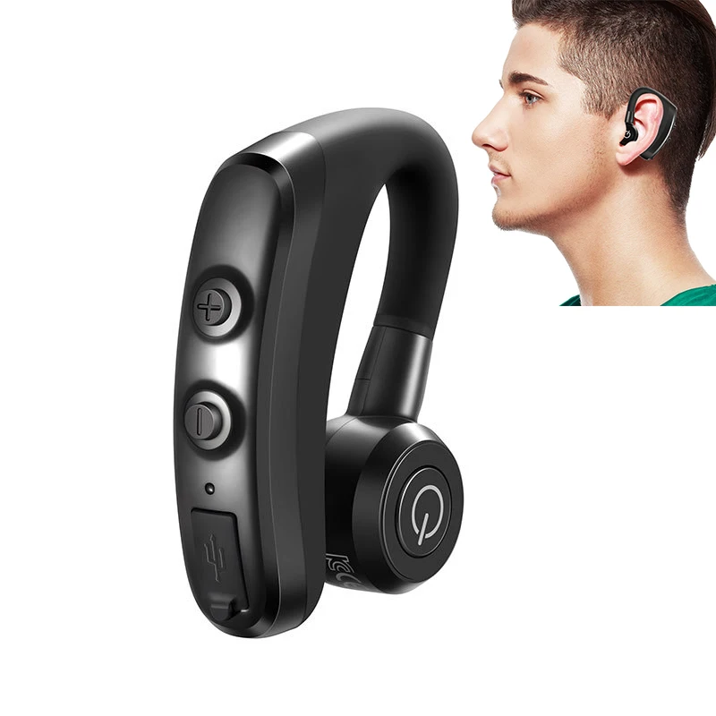 Bluetooth Headphone Noise Reduction Wireless Earphone Long Standby Headset for Driving Sports GDeals