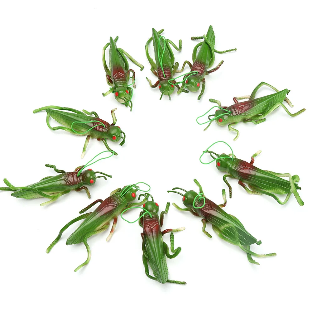 

Simulation Locust Grasshopper Insect Model Toys Soft Material Tricky Props