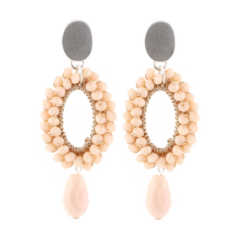Earrings for woman Beige