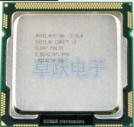 

Free shipping Original Intel Core i5-760 Processor 2.8 GHz 8MB Cache Socket LGA1156 45nm Desktop CPU I5 760 scrattered piece