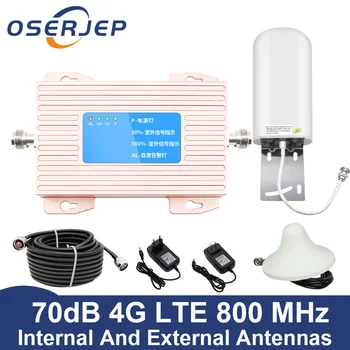 

4G Amplifier LTE 800 DD Europe Mobile Phone NetworkSignal Booster 70dB Cell Phone Amplifier 4g Lte 800 Repeater+ 22dBi Antenna