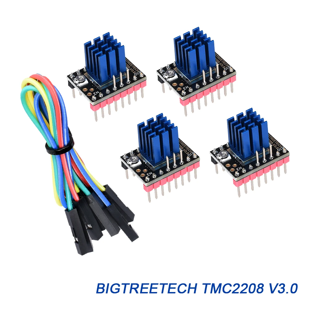 

BIGTREETECH TMC2208 V3.0 Stepper Motor Driver TMC2208 UART Controller StepStick Ultra-quiet for SKR V1.3 Gen L V1.0 Panel RepRap
