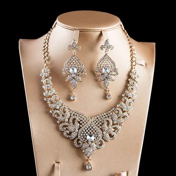 Crystal Wedding Jewelry Sets