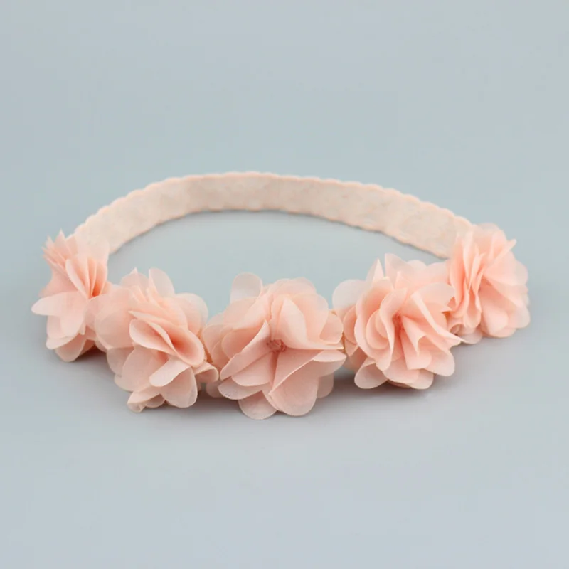 Baby Hand Made Hair Clip Flowers Butterfly Top Clip Headdress Hairband 1 Set