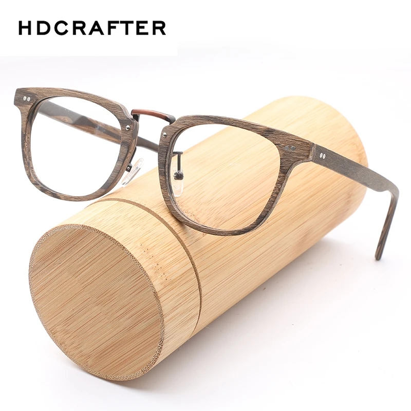 Оправа для очков HDCRAFTER по рецепту оптическая оправа с деревянным зерном при