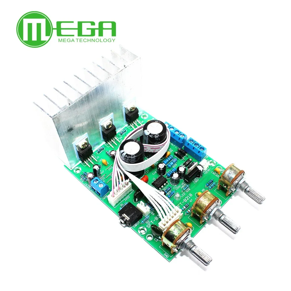 

TDA2030A 2.1 3 audio encoding finished products subwoofer amplifier board tda2030 bass knob