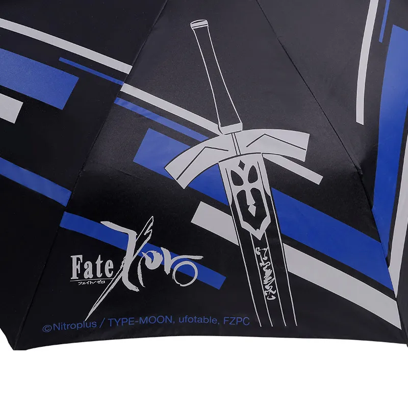 Fate Zero Saber Umbrella Anime Rain Women Anti UV Parasol Manga Role Emiya Kiritsugu Figure Model FZ