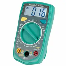 MT-1233C-C 3 1/2 Digital Multimeter DC AC Voltage Current Resistance Tester Ammeter Multitester Temperature Tester