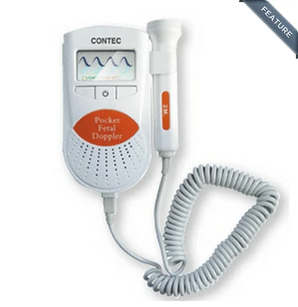 

3MHz Orange Sonoline-A Portable Baby Heartbeat Monitor Prenatal Fetal Doppler Without Display Screen