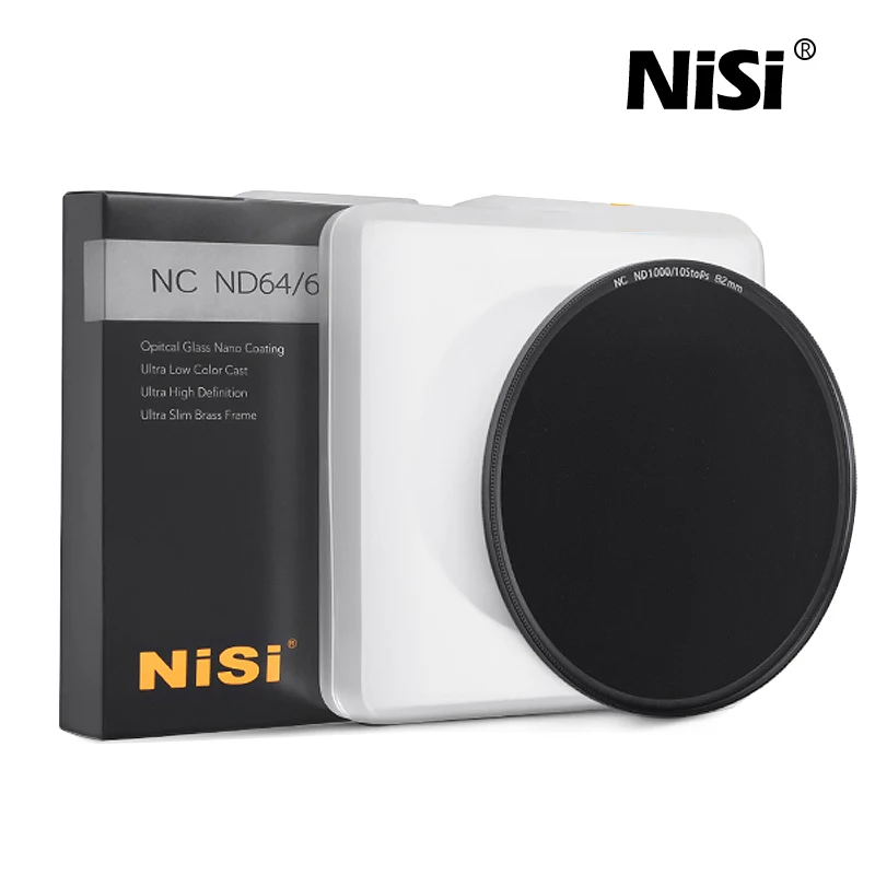 

NiSi 82mm NC ND64 ND8 Ultra Thin Neutral Density Filter 6 Stop for Digital SLR Camera ND64 67 72 77 82mm Slim Lens Filters