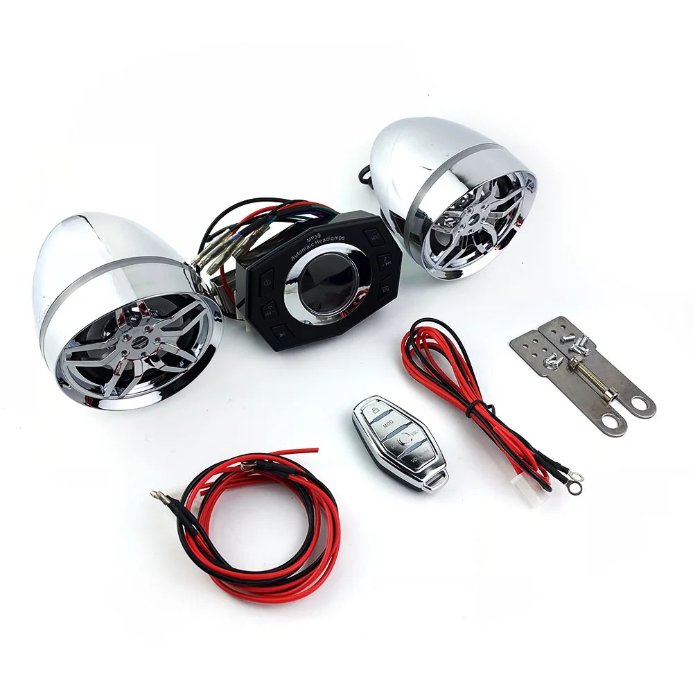 

Anti-theft Security Bluetooth MP3 Music Player Alarm Motorcycle Scooter Audio Player FM Radio Speaker USB MP3 Sound System
