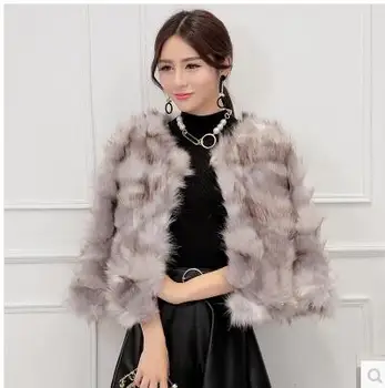 

Fur short section mink coat 2017 autumn and winter Korean jacket fox fur fashion temperament coat