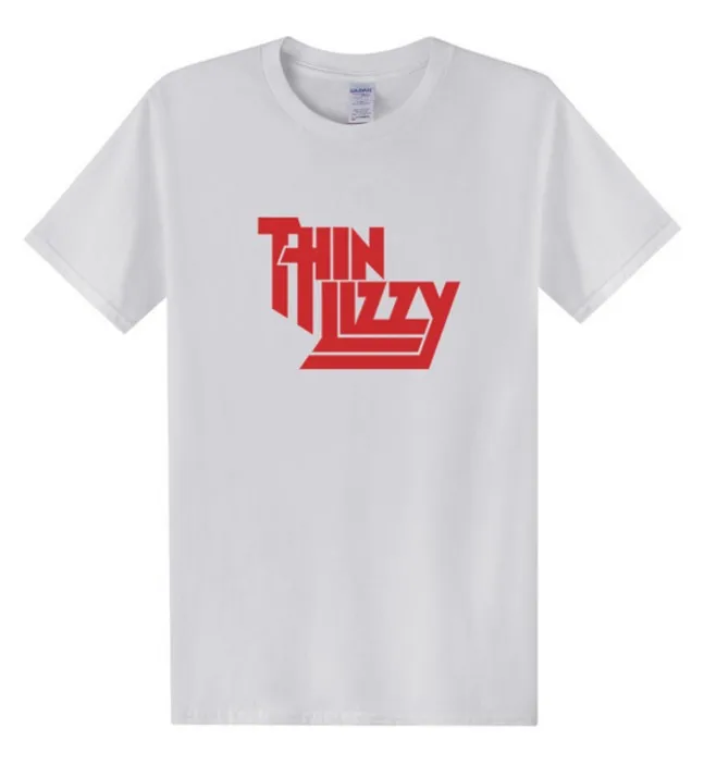 Тяжелая металлическая рок-группа тонкая футболка Lizzy мужские топы музыка поп мужская футболка короткий рукав хлопок o-образный вырез Футболка Топы