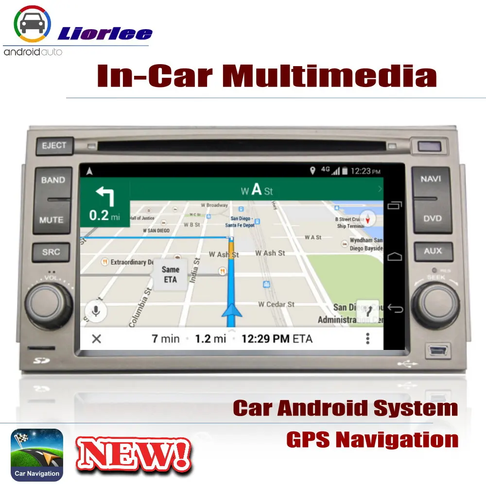 Discount Auto DVD Player GPS Navigation For Hyundai Azera 2006~2011 Car Android Multimedia System HD Screen Radio Stereo Head Unit 2