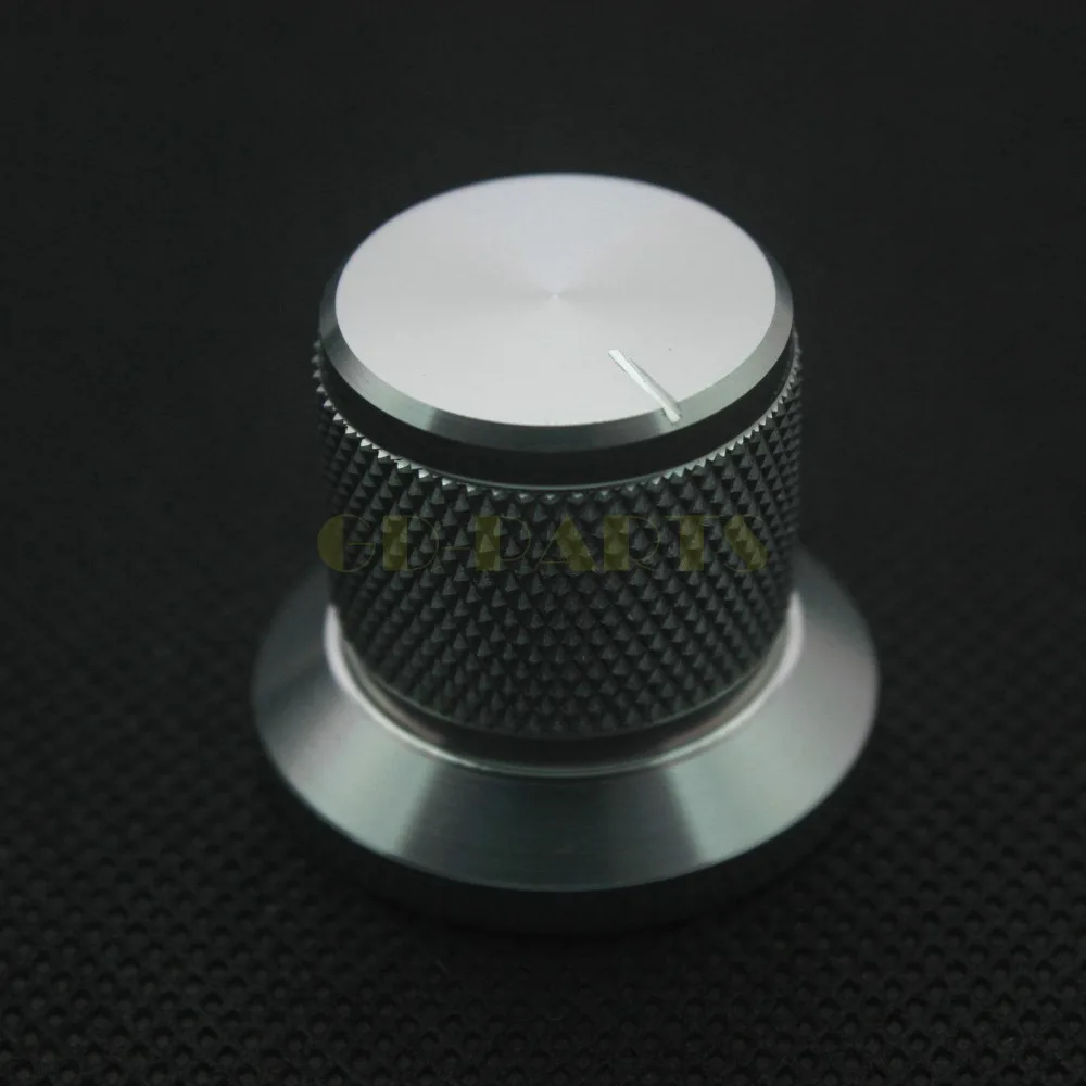 

10PCS 30*25mm Silver Anodized CNC MACHINED Solid Aluminum DAC Amplifier CD Player Radio Turntable Potentiometer Knob