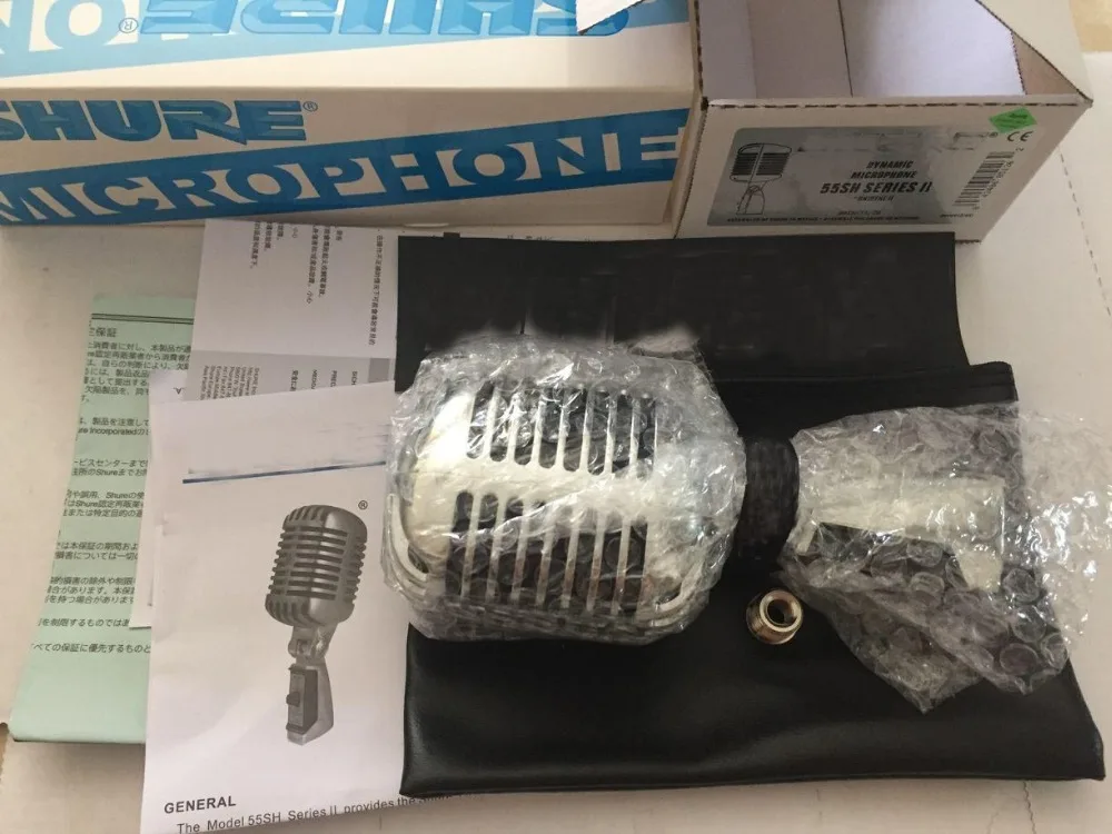 Высококачественный динамический проводной микрофон 55SH II микрофон для караоке записи в горячей продаже