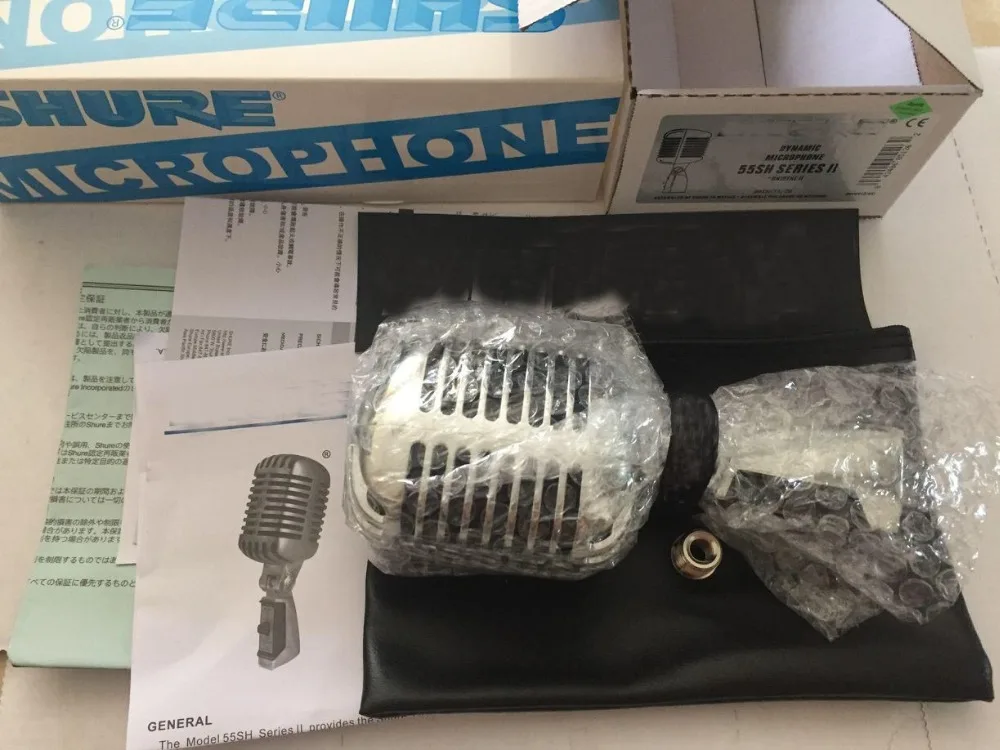 

High Quality Dynamic Wired Microphone 55SH II Microphone for Karaoke Recording in hot selling