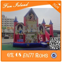 Дизайн Замок принцессы, надувной джемпер принцессы/луна Desney отскок с классическим дизайном для продажи