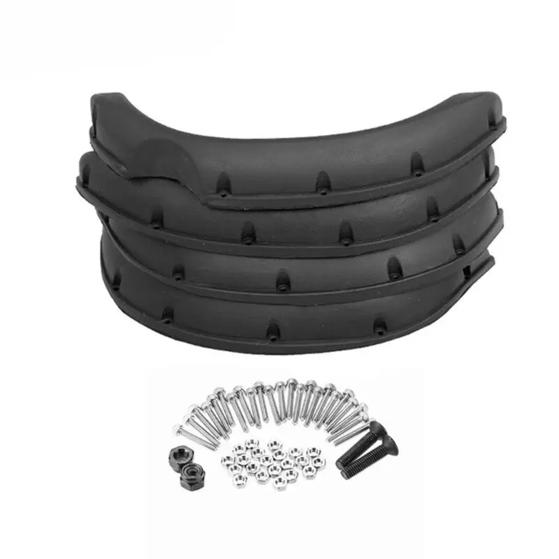 

Free shipping 4pcs RC Cars Rubber Fender Flares for 1:10 Tamiya RC4WD TF2 Mojave Racing Crawler Car Body Parts