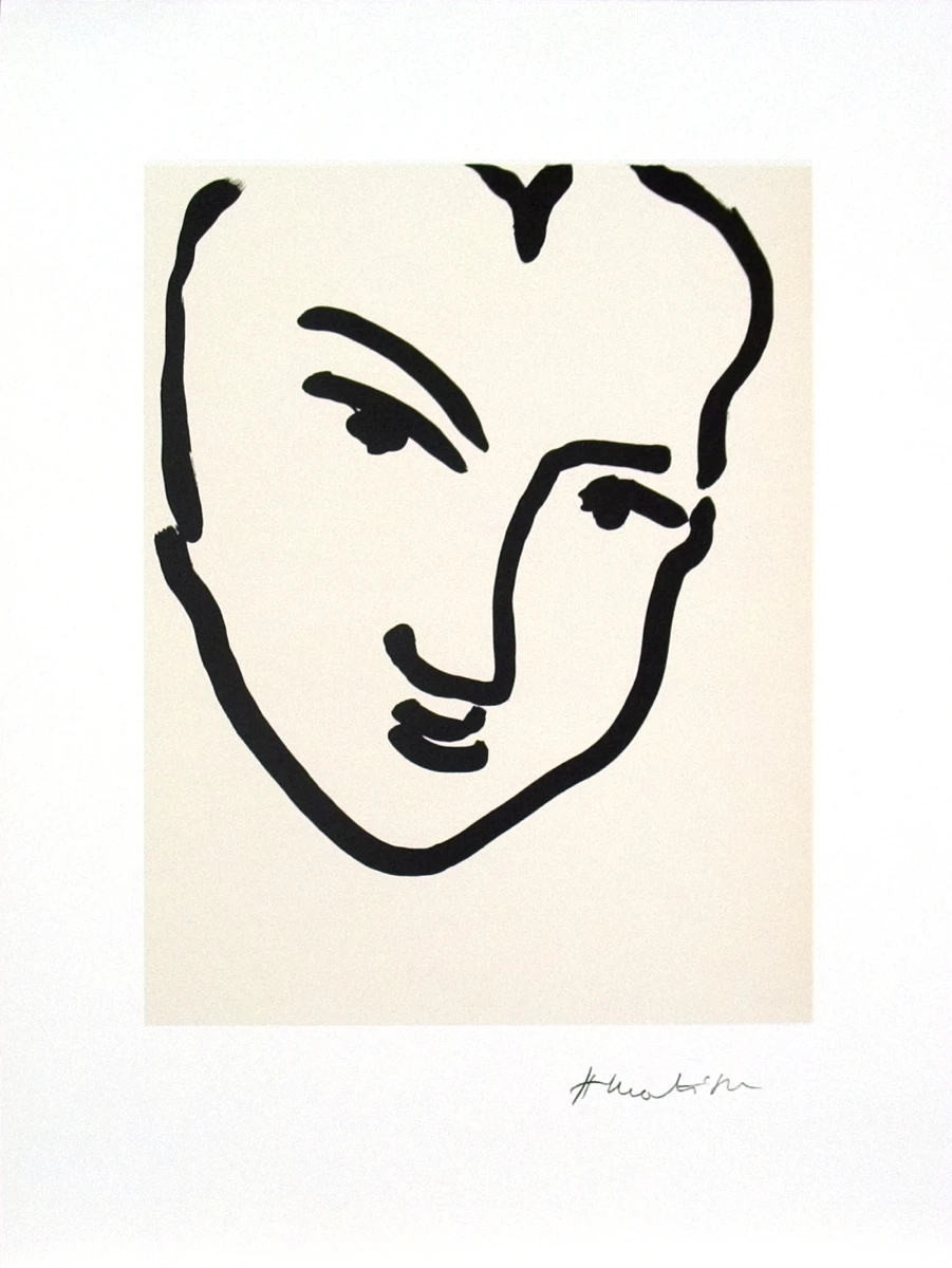 Henri Matisse - Nadia Au Visage Penche