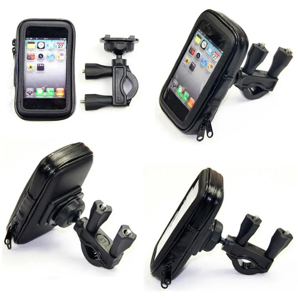 Discount Bicycle Mobile Phone Holder Universal Portable Waterproof Outdoor Phone GPS Navigation Bracket For M365 Electric Scooter Bike 2