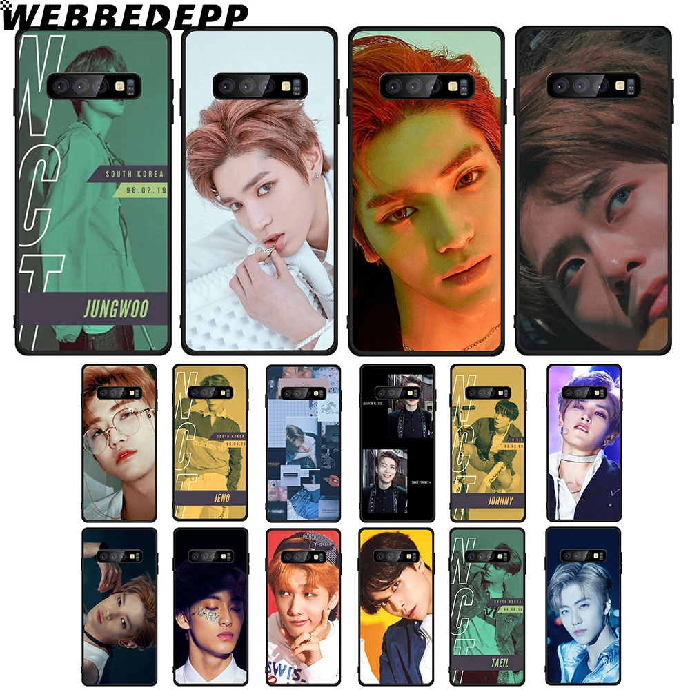 WEBBEDEPP корейский красивый мальчик NCT мягкий чехол из ТПУ для Samsung Galaxy Note8 9 A10 A20 A40 A50